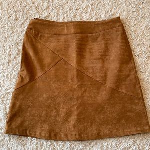 Suede Skirt